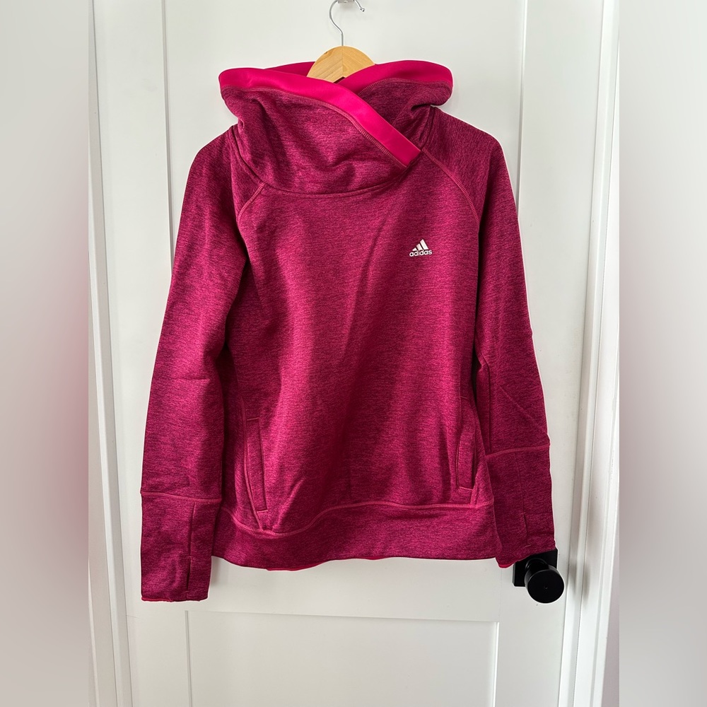 Adidas climawarm cowl neck sweatshirt size L